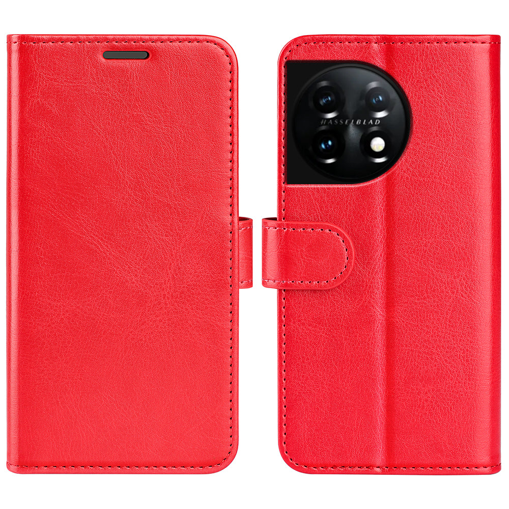 For OnePlus 11 5G Full Protection Crazy Horse Texture PU Leather Magnetic Phone Case Stand Wallet Flip Phone Cover For OnePlus 11 5G Full Protection Crazy Horse Texture PU Leather Magnetic Phone Case Stand Wallet Flip Phone Cover
